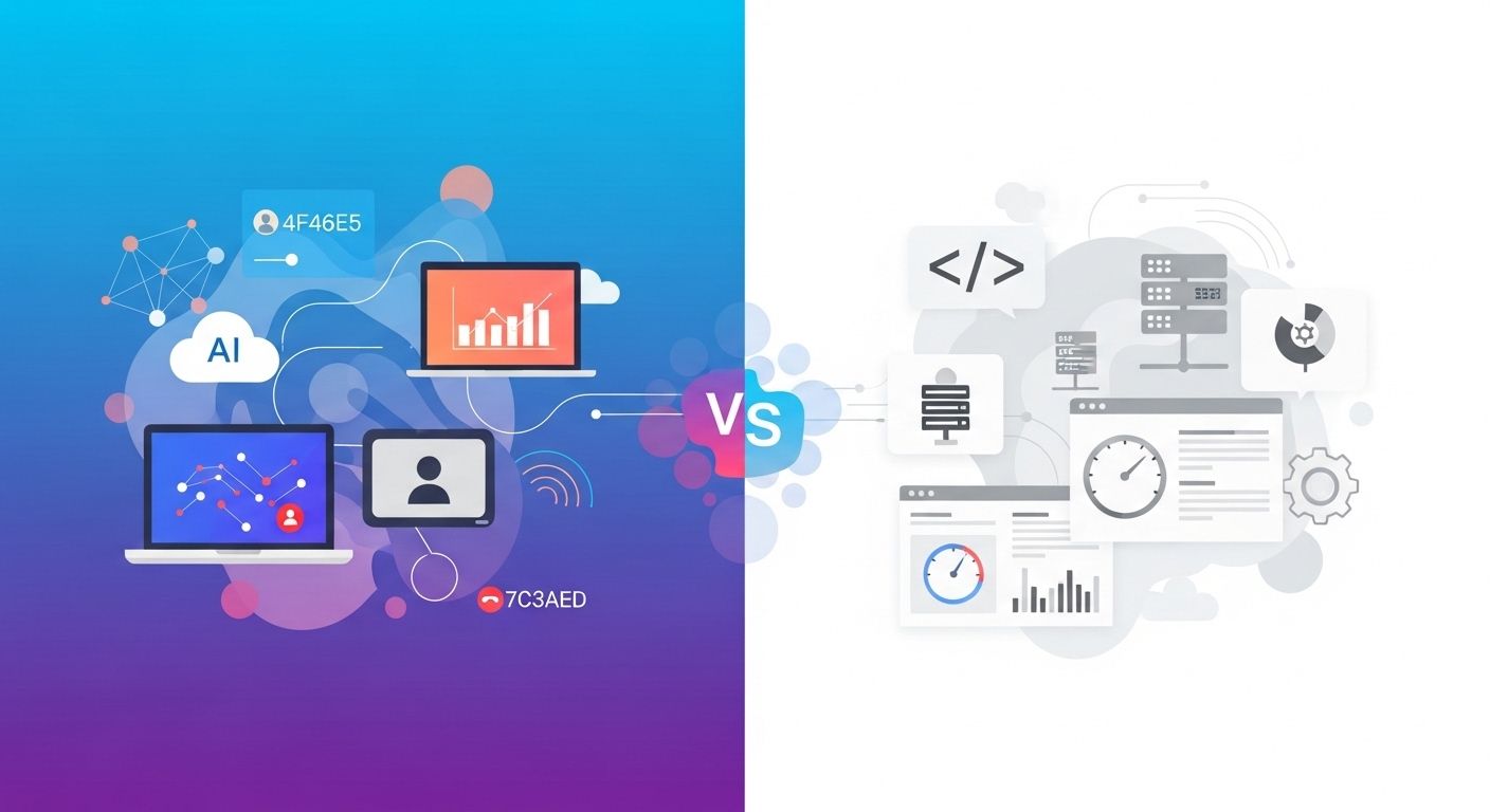 Side-by-side comparison of interview preparation tools showing WiseWhisper as the superior InterviewCoder alternative