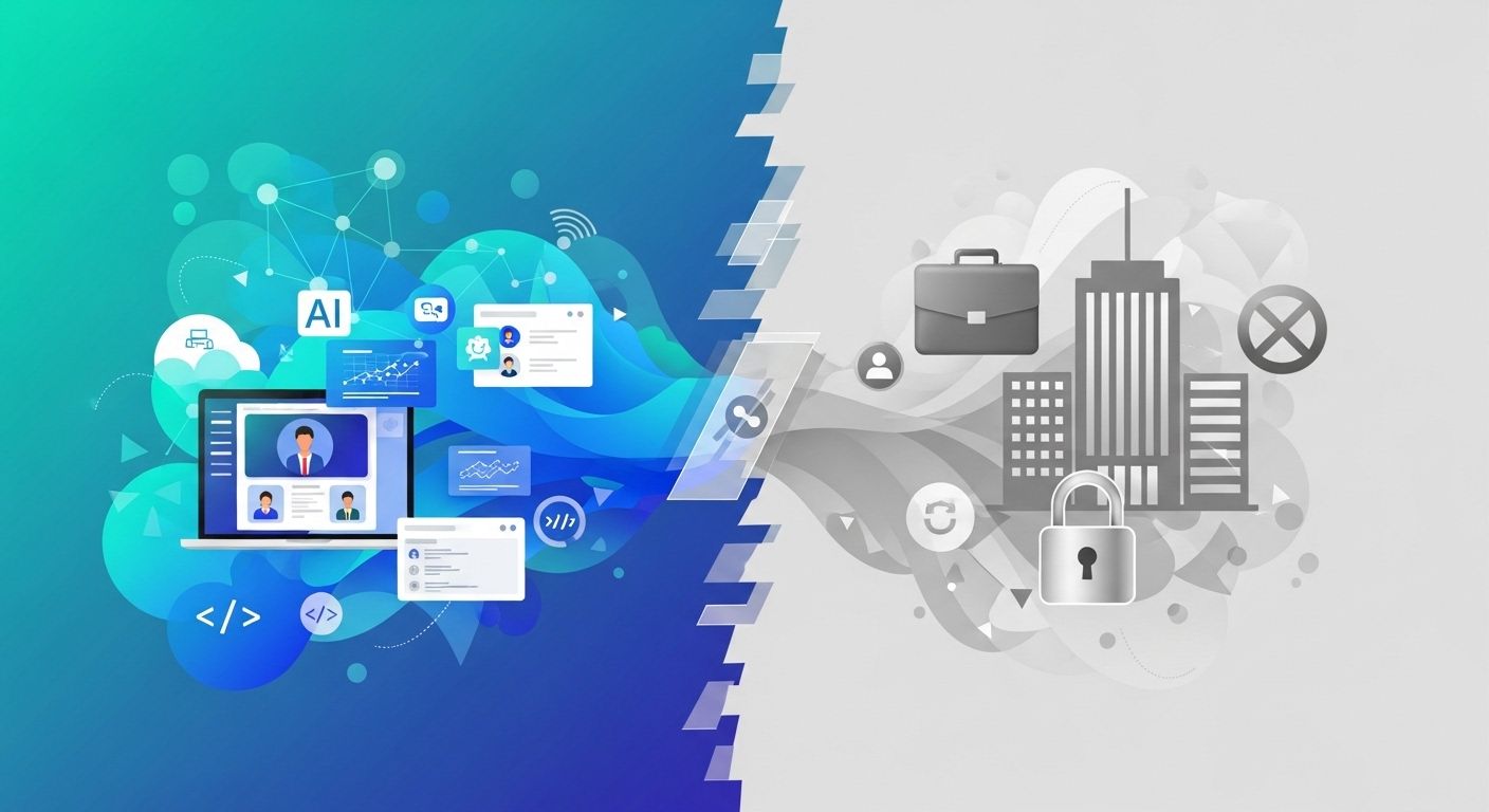 Side-by-side comparison of interview preparation tools showing WiseWhisper as the superior LockedIn AI alternative